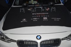 寶馬320Li汽車音響改裝英國CV喇叭，昆明發燒友汽車音響